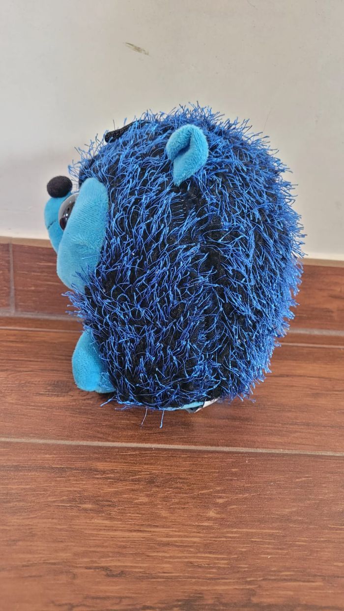 Peluche Hérisson bleu - photo numéro 2