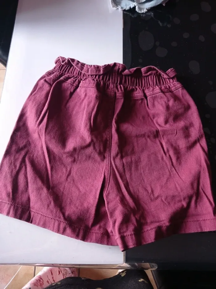 Short avec poches bordeaux - photo numéro 3
