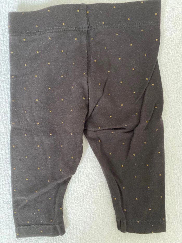 Legging gris à pois 3 mois - photo numéro 2