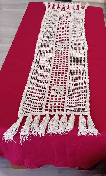 chemin de table au crochet