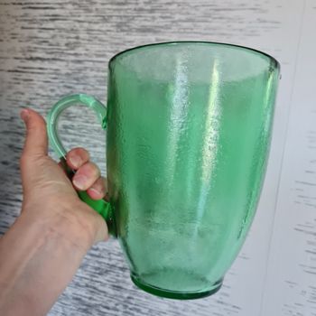 Magnifique pichet à eau vert