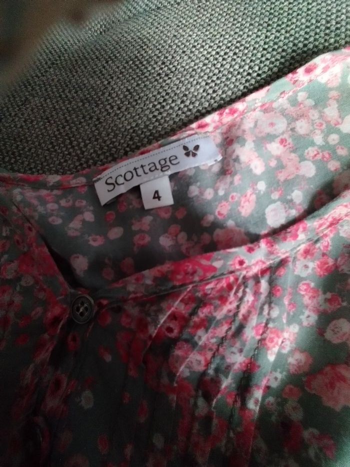 Blouse fleurie scottage - photo numéro 3