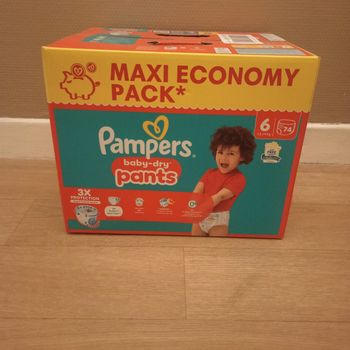 Pampers baby dry Pants taille 6 (74 couches)