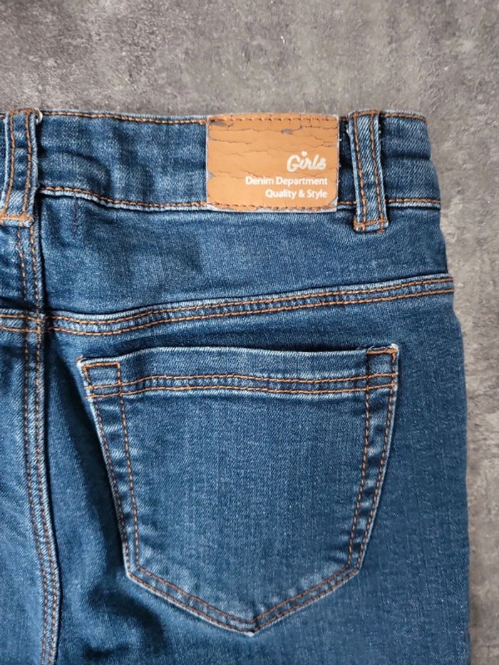 Lot 4 jeans slim fille 10 ans très bon état - photo numéro 6