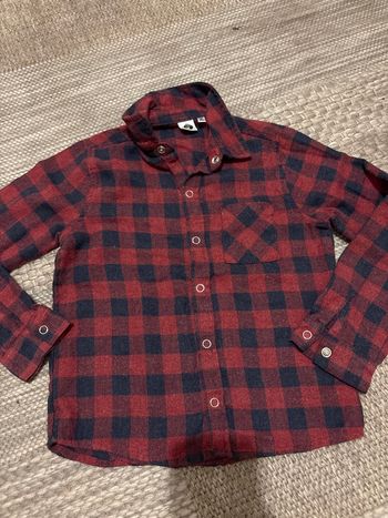 Chemise à carreaux 6 ans