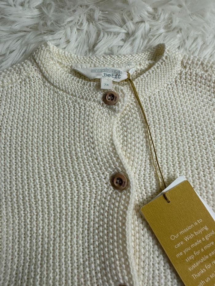 🤍 Cardigan Moodstreet Petit – Taille 9 mois - photo numéro 2