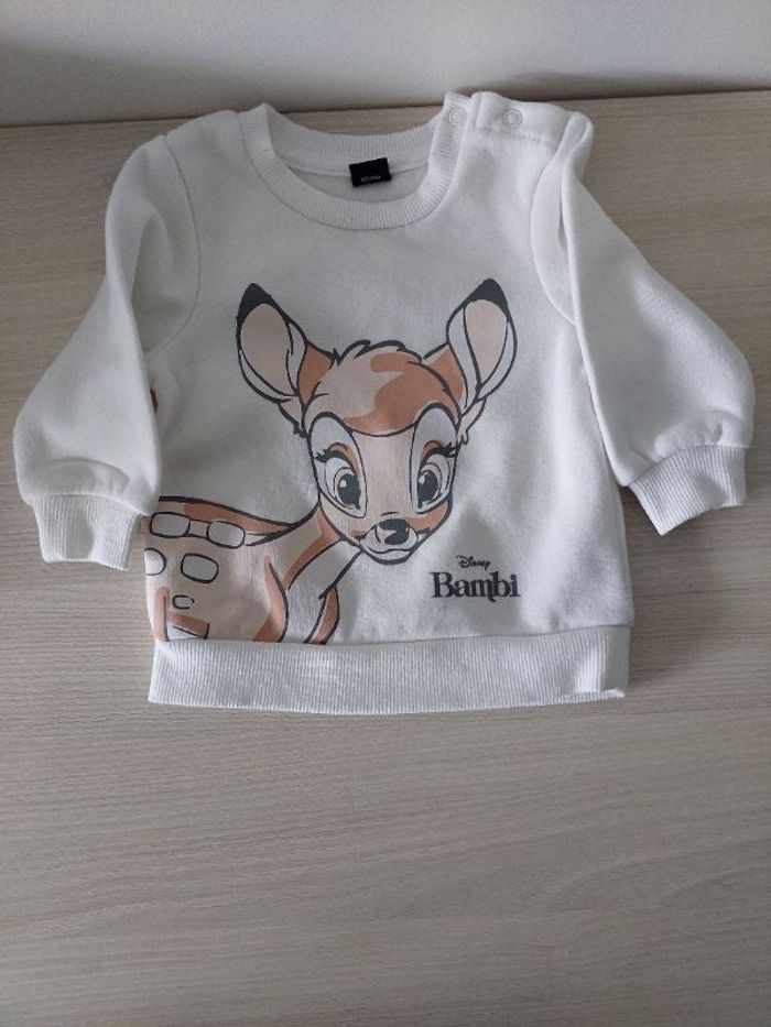 Pull  Bambi fille 9 mois
