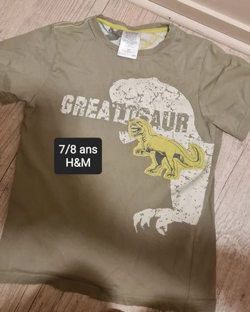 T-shirt 7/8 ans garçon
