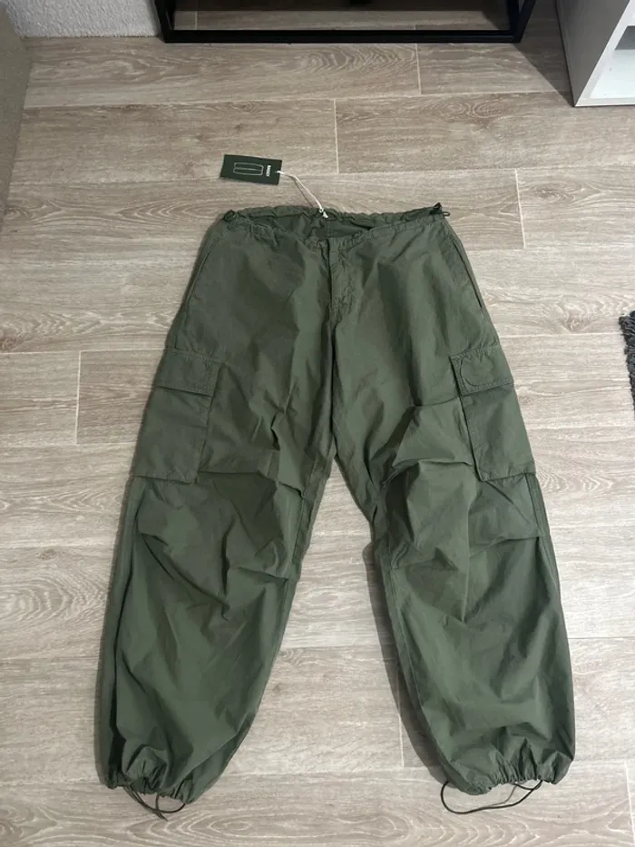 Baggy cargo Teddy Smith paper touch kaki S