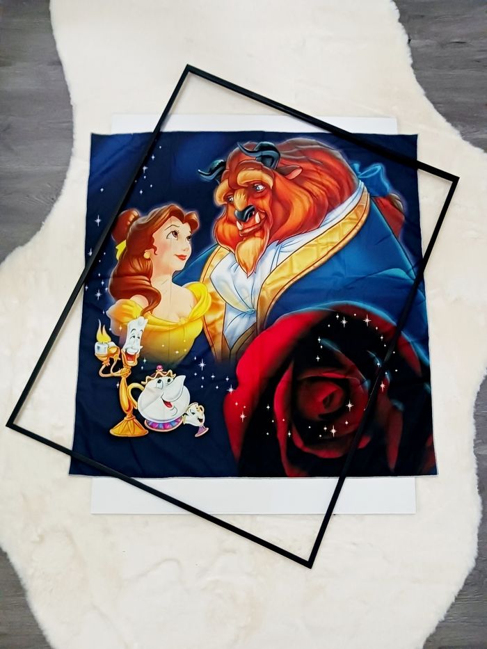 Decoration murale Impression sur toile tissus 70x70 neuf à encadrer - photo numéro 2