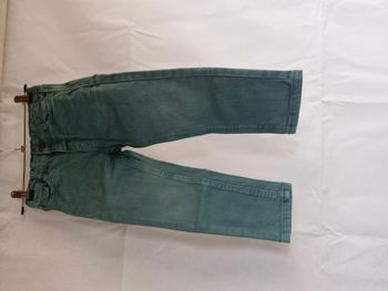 Jeans slim 3 ans Kiabi Vert canard délavé