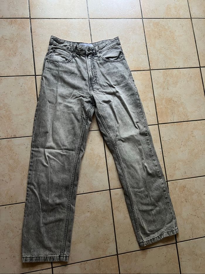 Jean Gris Bershka Homme EUR 34
