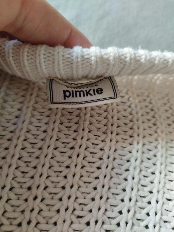 Pull col V  grosses mailles Pimkie - photo numéro 2