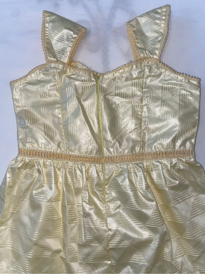 Robe en bazin getzner fille couleur beige - photo numéro 5