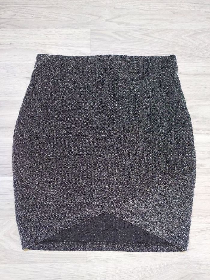 Jupe noir pailletée Amisu