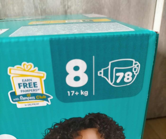 Couches pampers baby dry taille 8 - photo numéro 2