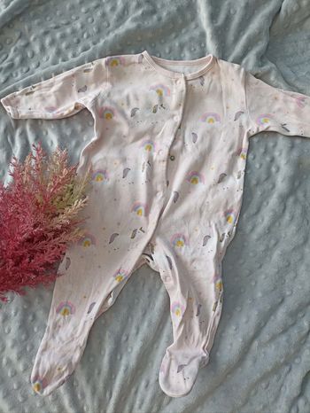 Pyjama en coton motifs arc-en-ciel