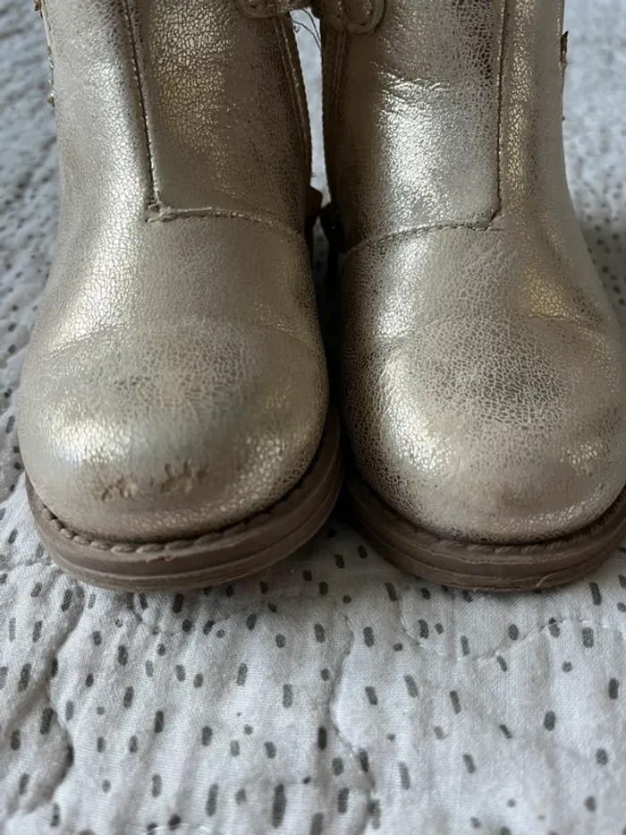 Bottine fille doré - photo numéro 2