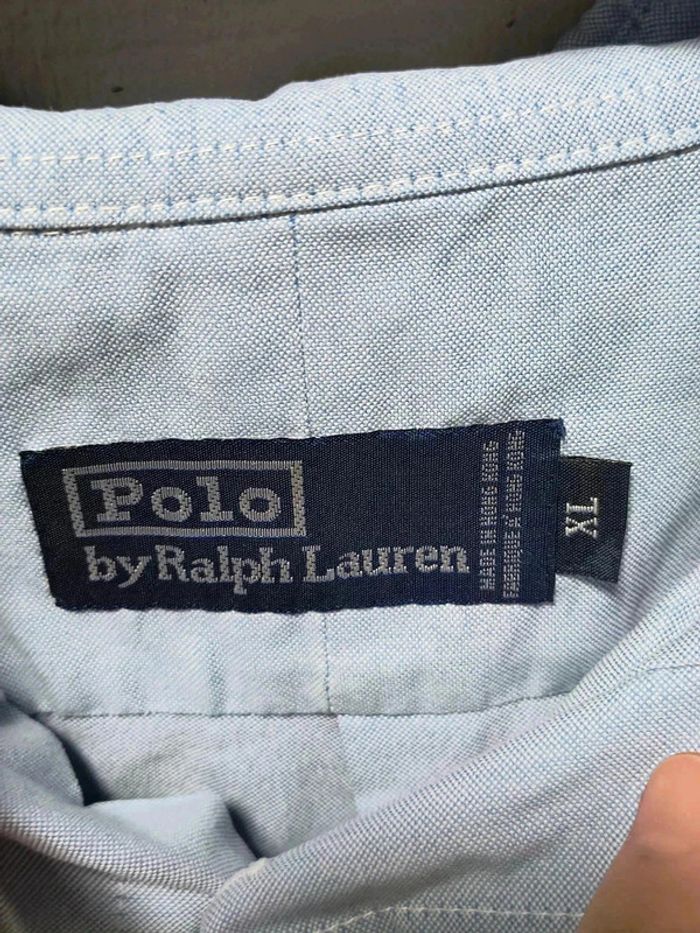Chemise Ralph Lauren vintage bleu clair – Logo brodé – Taille XL (équivalent L/XL homme) - photo numéro 8