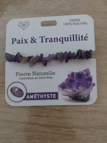Bracelet Améthyste violet
