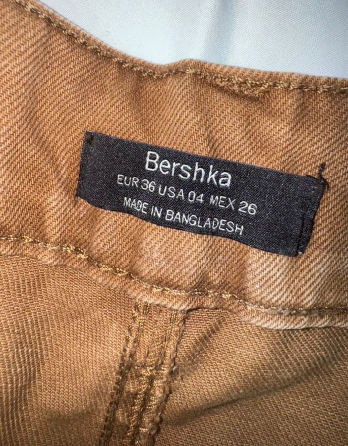 Jeans marron coupe ballon hiver automne femme taille 36 - photo numéro 2