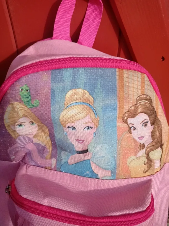 Sac à dos princesse rose - photo numéro 2