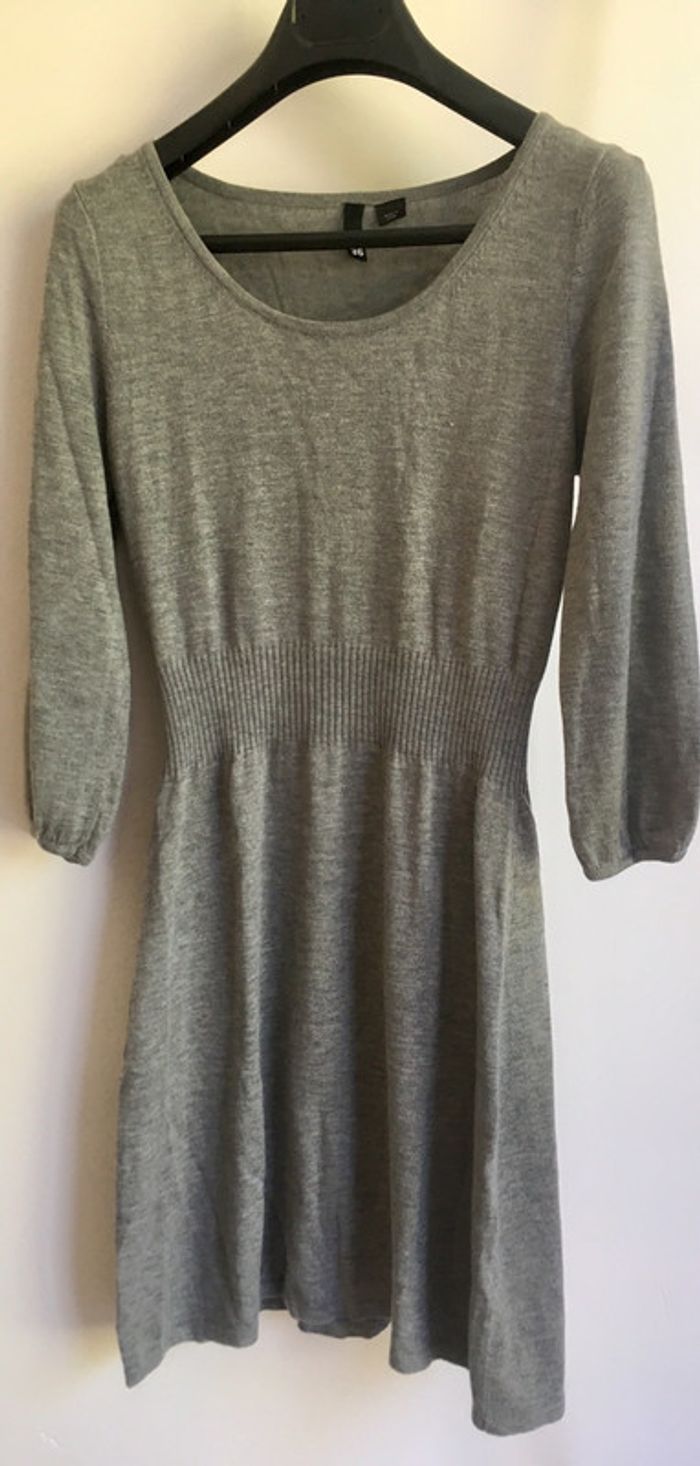 Robe pull - gris chinee