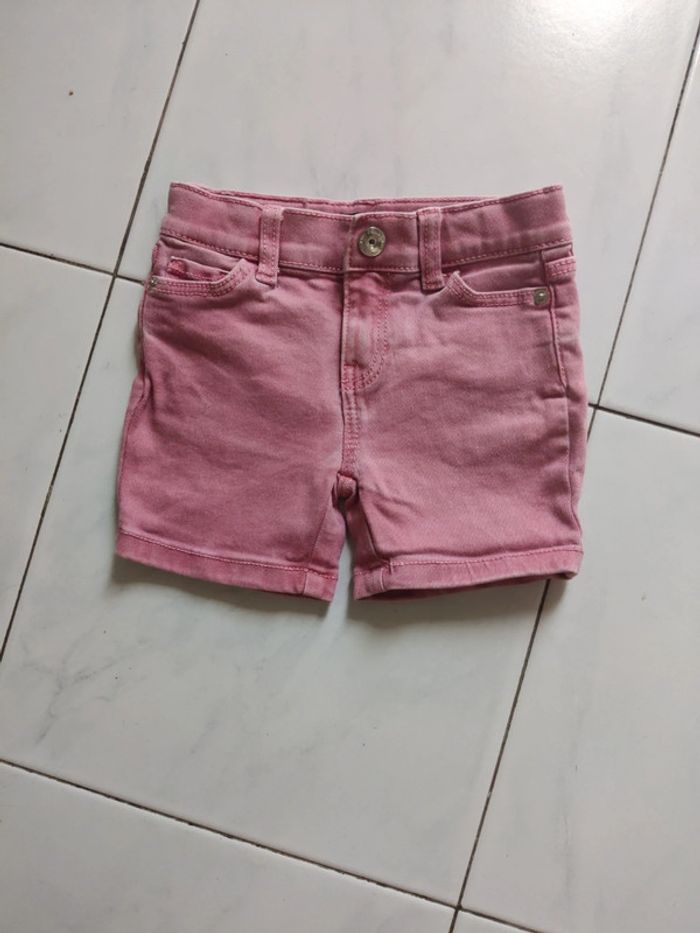 Short rose Tex 2 -3 ans