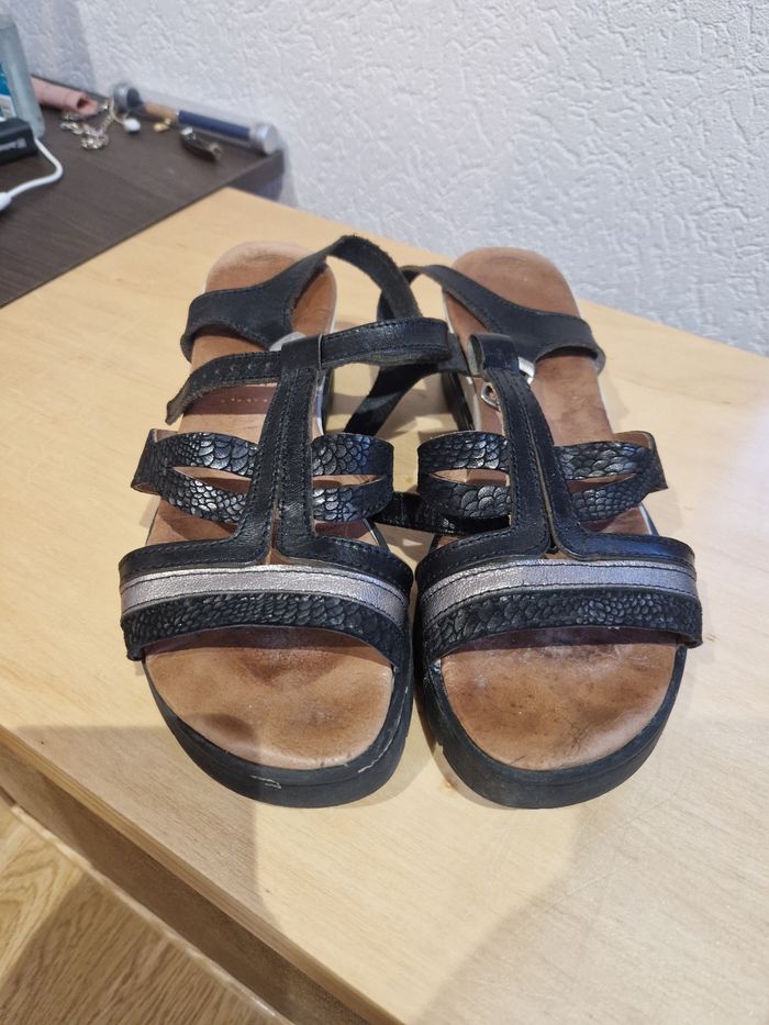 sandales avec boucle 
 faffetta