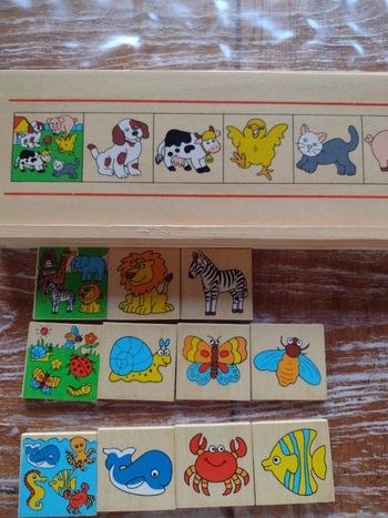 Jeu en bois retrouver l image