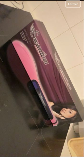 Brosse chauffante lissante 