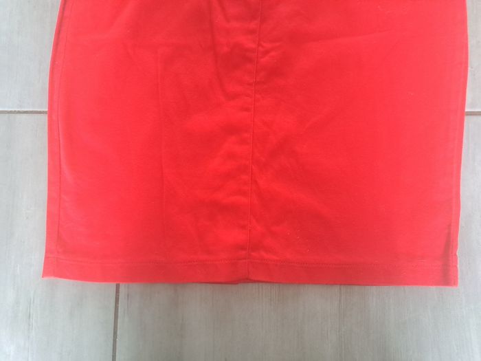 Jupe droite rouge KWomen Taille 38 - photo numéro 3