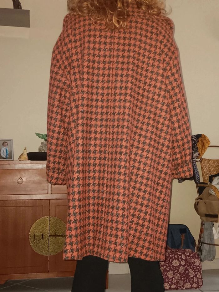 Manteau hiver en laine fait main par une couturière - photo numéro 3