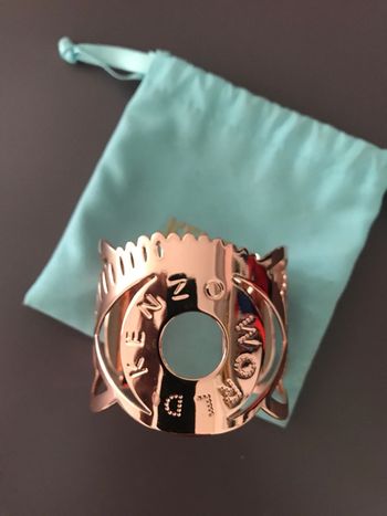 Bracelet manchette Kenzo rose gold