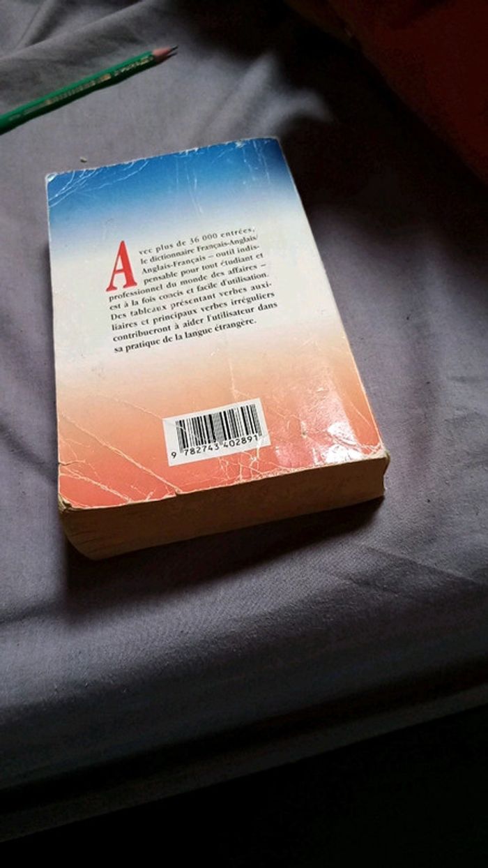 Dictionnaire anglais - photo numéro 2