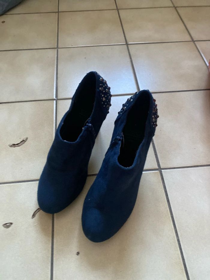 Bottines bleues taille 38 neuves - photo numéro 3