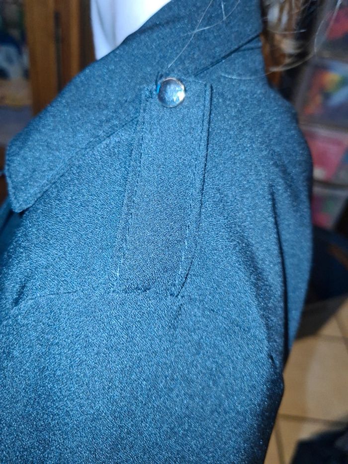 Veste longue à nouer noire longue italy - photo numéro 9