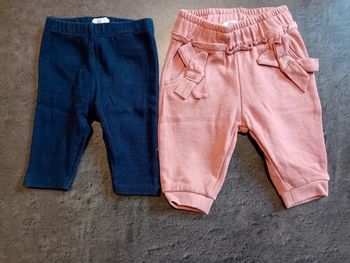 Lot 1 pantalon + 1 leggings 1 mois