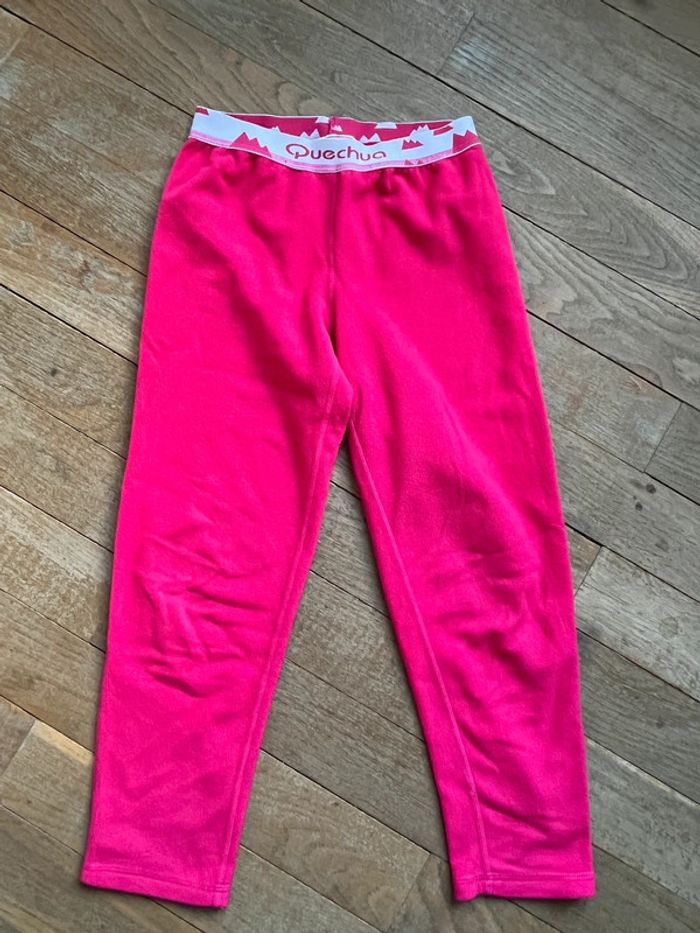 Pantalon polaire rose Quechua 8 ans