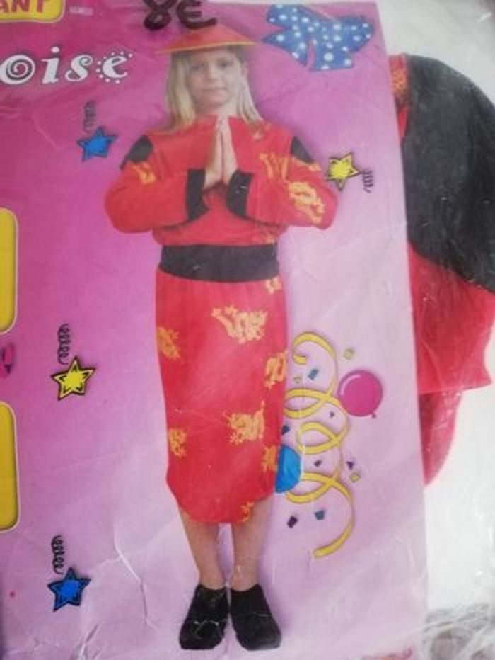 Déguisement enfant fille la chinoise 4-6ans - photo numéro 3