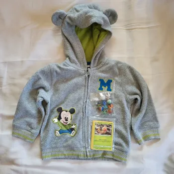 Gilet 18 Mois Mickey + Cartes Pokémon + Billes