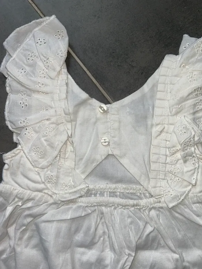 Ensemble 2 pièces robe et culotte broderie anglaise bébé fille Kiabi - photo numéro 6