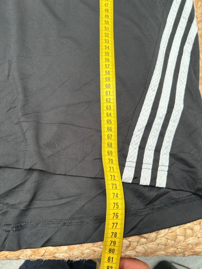 Maillot Homme Adidas Noir Gris et Blanc | Taille L | Très Bon État | Style Sportif | #TM63 - photo numéro 5