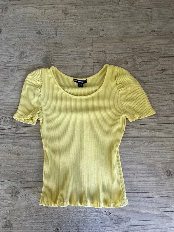 Tee shirt jaune