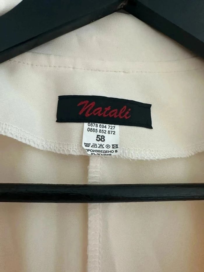 Blazer blanche pour femme T46 - photo numéro 4