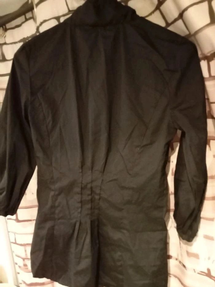 Chemise zara noir excellent état - photo numéro 3