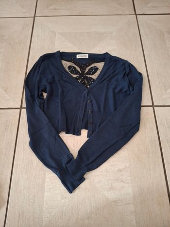 Gilet bleu papillon 🦋
