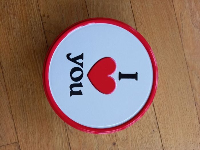 Boîte métallique I love you