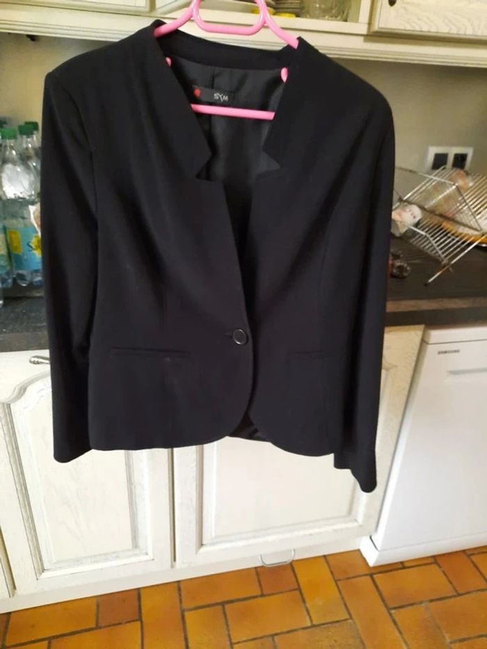 Veste - taille 46 - Sym - couleur noire - photo numéro 5