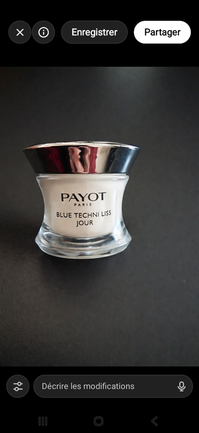 Creme visage blue techni liss